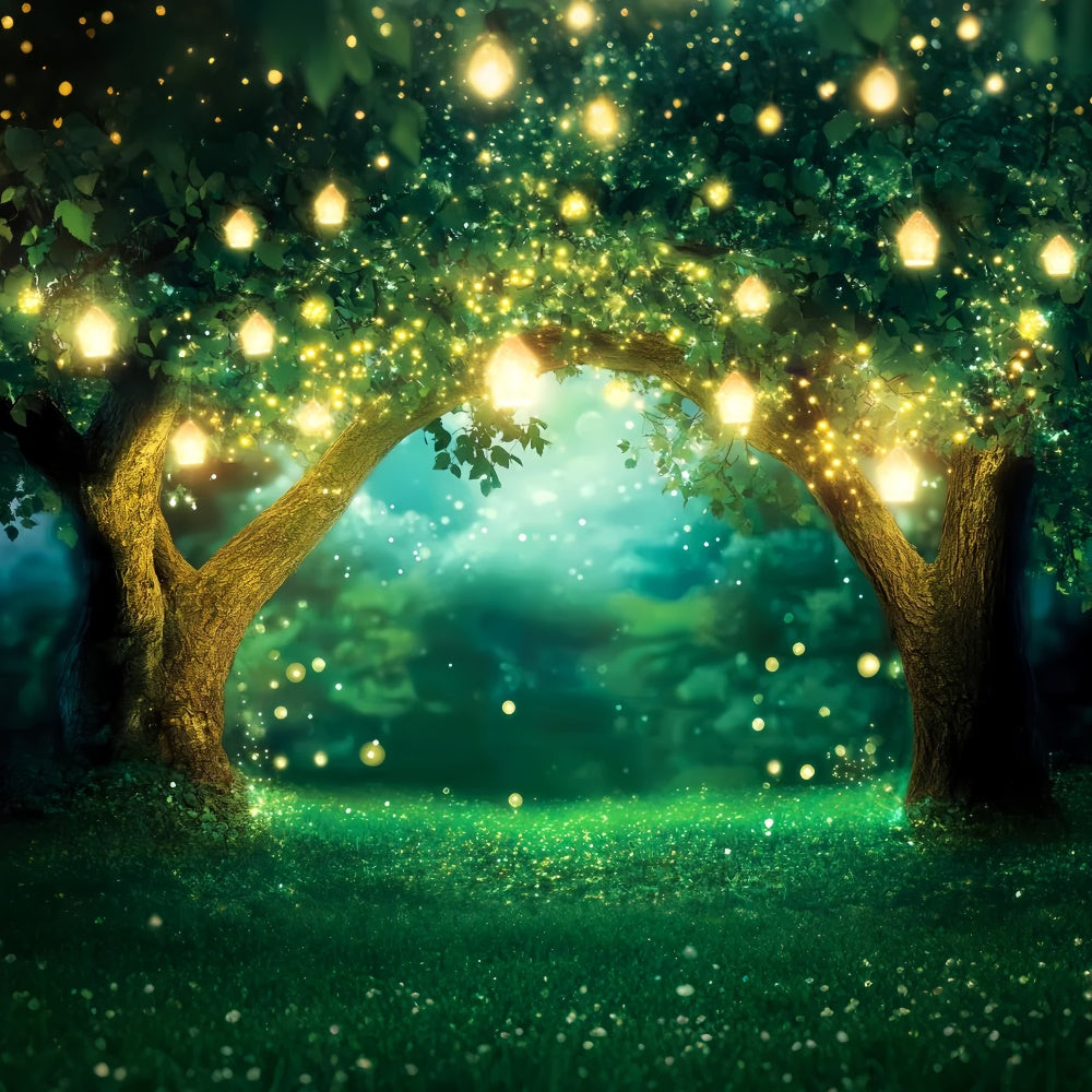 Enchanted Forest Backdrops Twinkle Tree Archway Backdrop LXX57-121