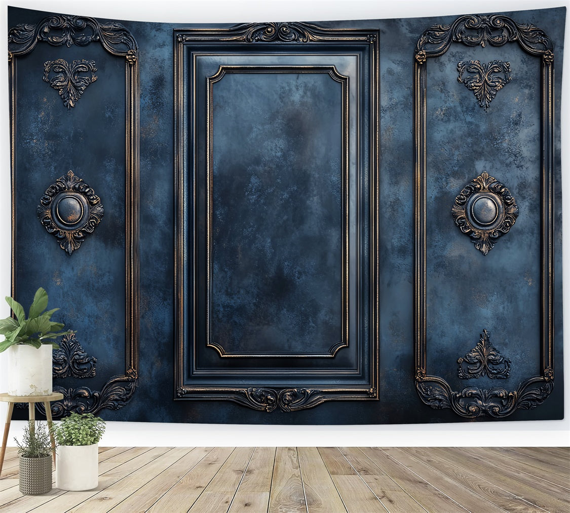Baroque Backdrops Ornate Panel Elegance Vintage Backdrops LXX57-206
