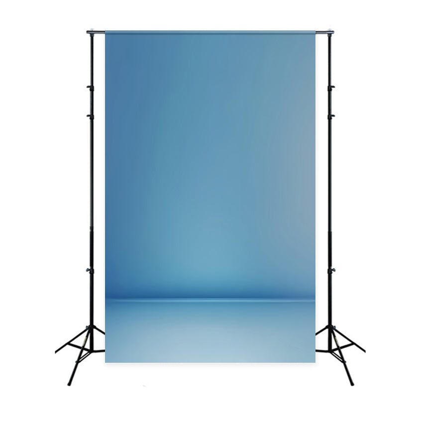Blue Portrait Backdrop Cool Blue Gradient Backdrop LXX57-247