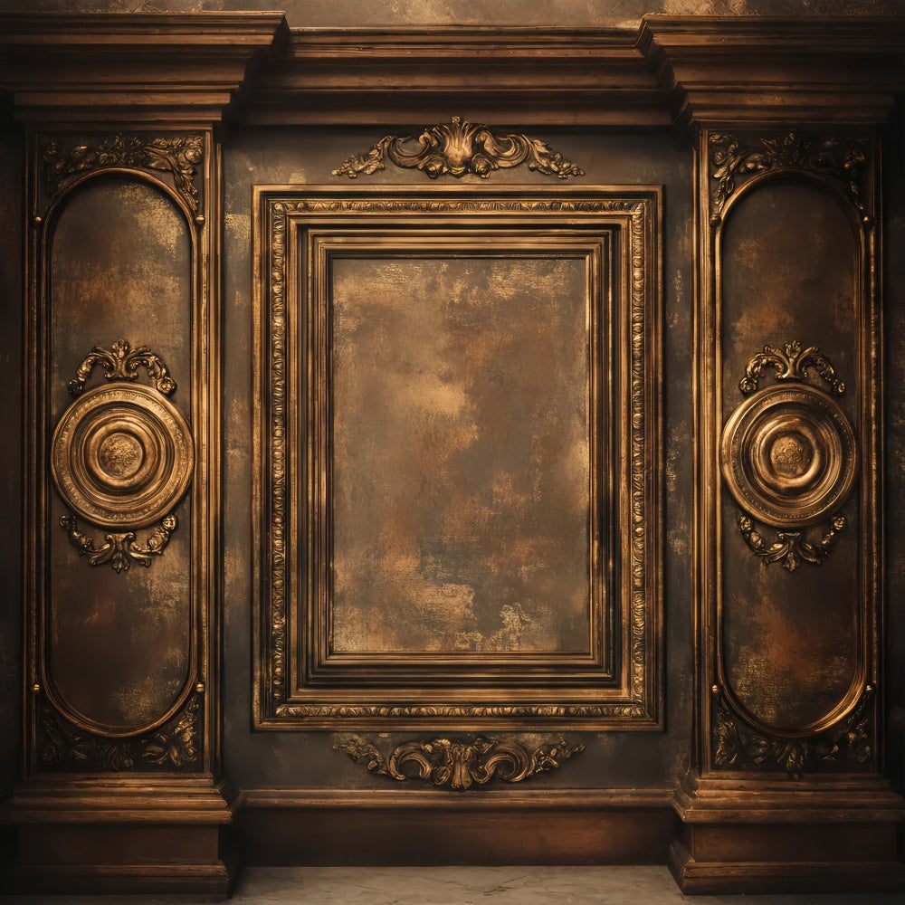 Backdrop For Portraits Baroque Ornate Panel Backdrop LXX57-249