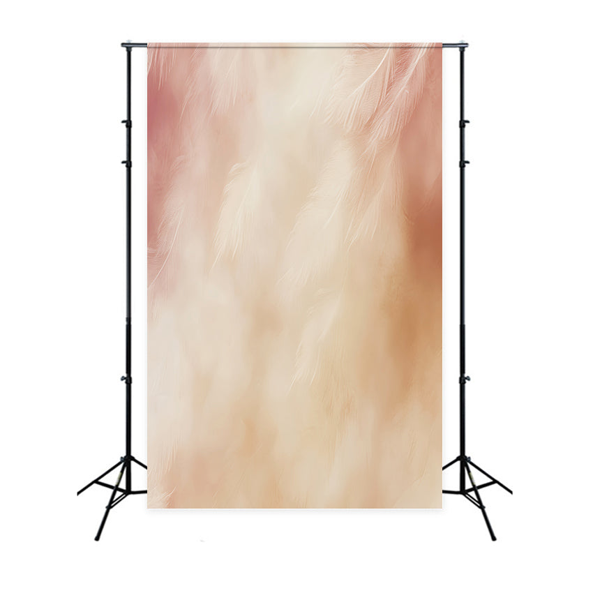 Photo Portrait Backdrop Feather Blush Glow Backdrop LXX57-253
