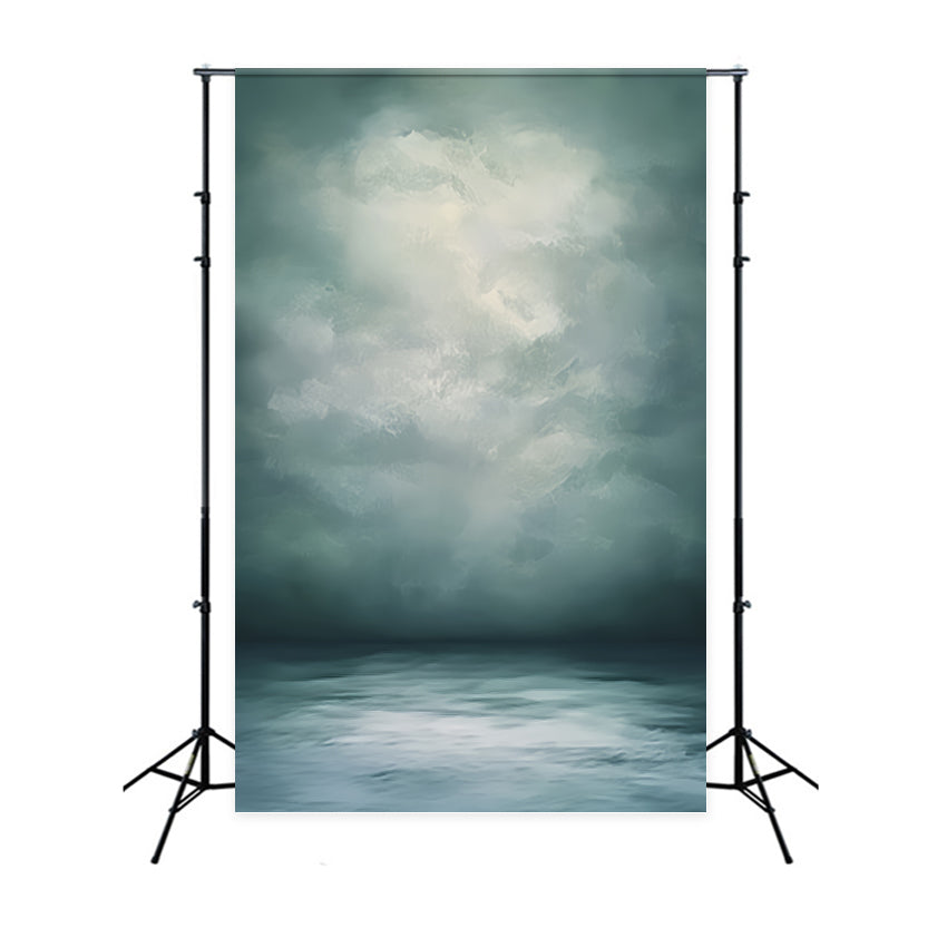 School Portrait Backdrop Coastal Cloud Wash Backdrop LXX57-259