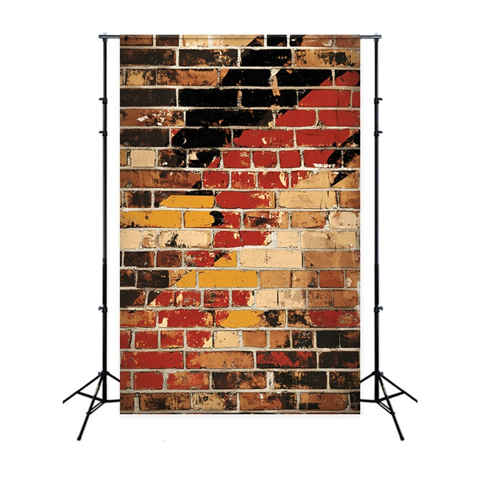 Portrait Backdrop Graffiti Brick Wall Grunge Backdrop LXX57-264