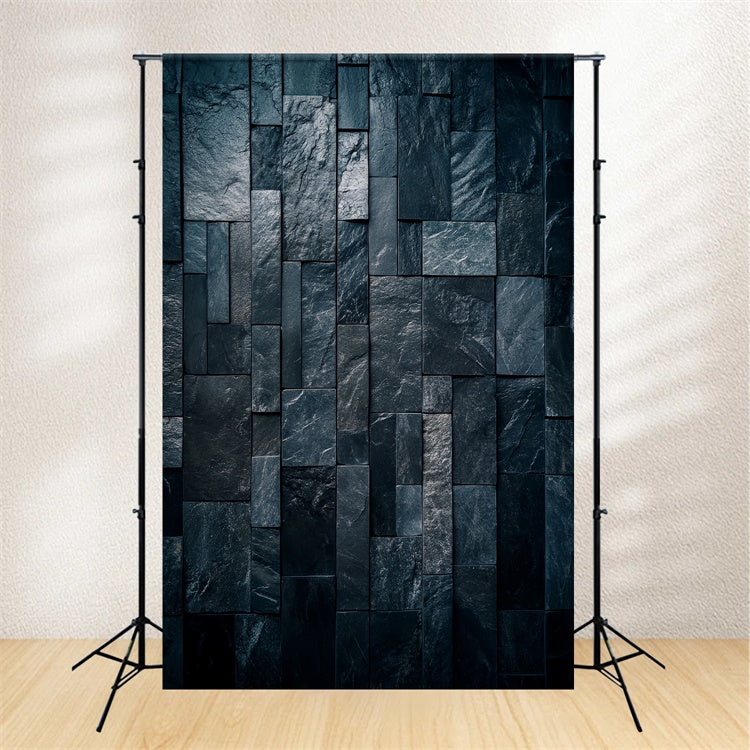 Backdrop Portrait Matte Stone Tile Wall Dark Backdrop LXX57-270