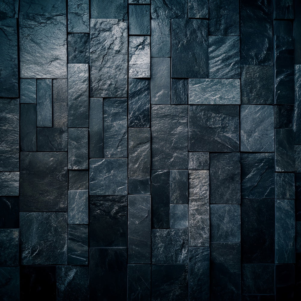 Backdrop Portrait Matte Stone Tile Wall Dark Backdrop LXX57-270