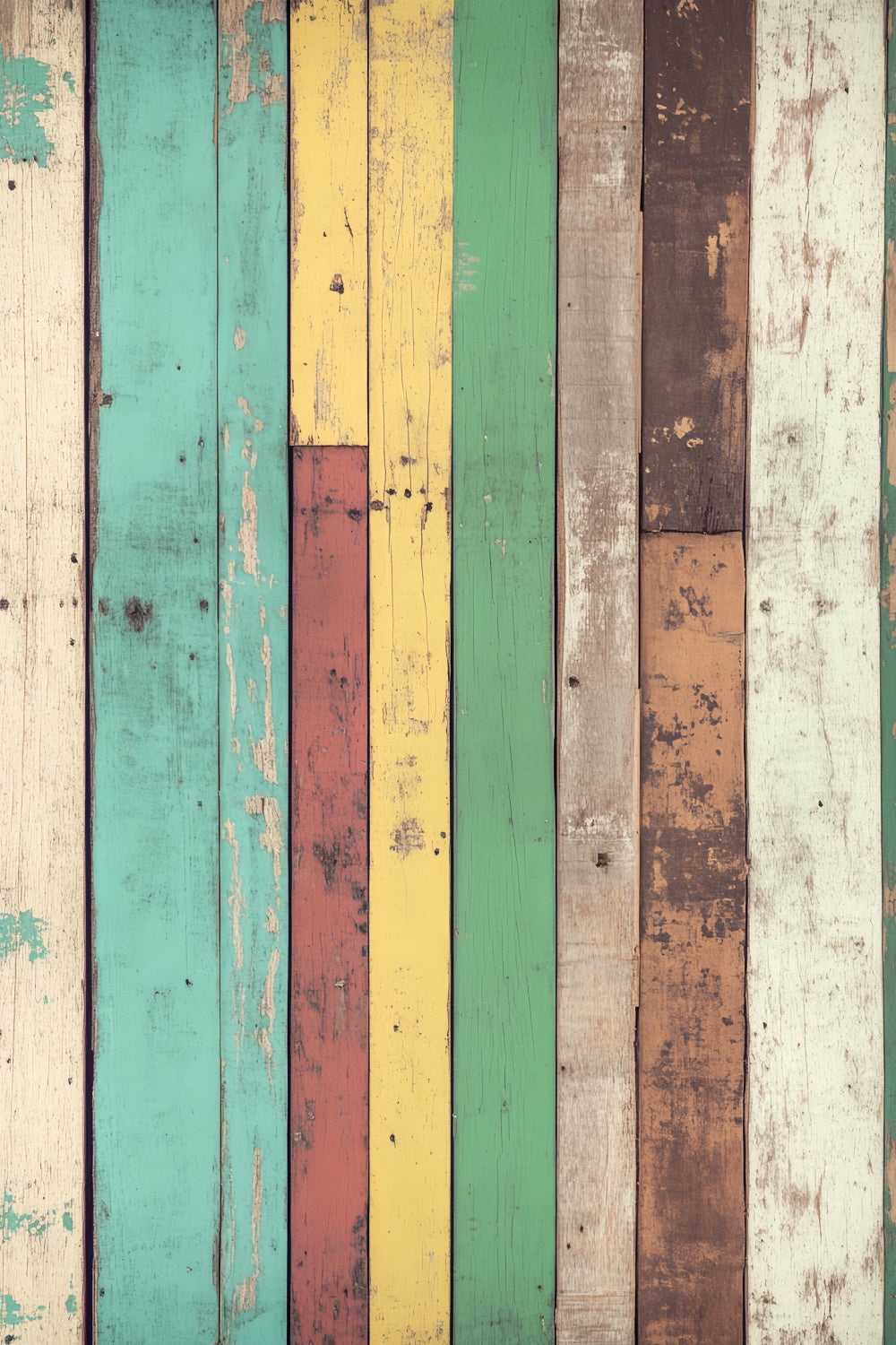 Rustic Wood Backdrop Weathered Rainbow Timber Backdrop LXX57-291