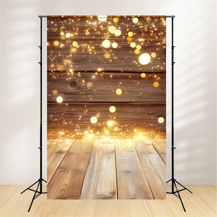 Wooden Backdrop Glowing Charm Wood Scene Backdrop LXX57-292