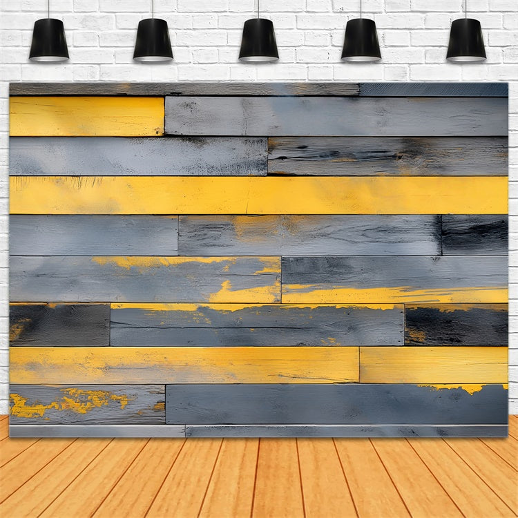 Wood Photo Backdrop City Vibes Painted Backdrop LXX57-302