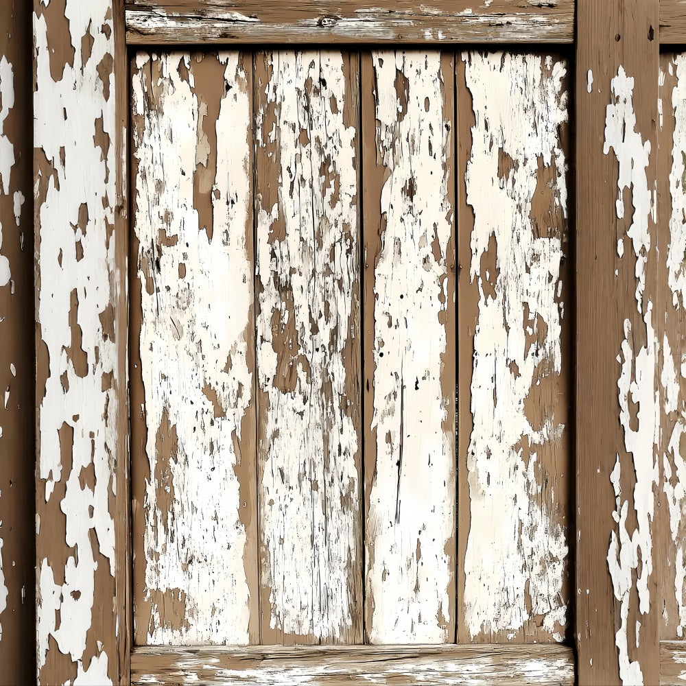 Rustic Wood Backdrop Shabby Peeling Paint Backdrop LXX57-308