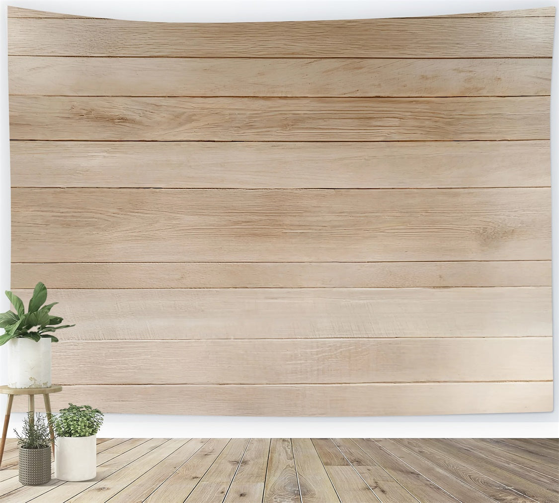 Wood Floor Backdrop Light Pine Panel Backdrop LXX57-312