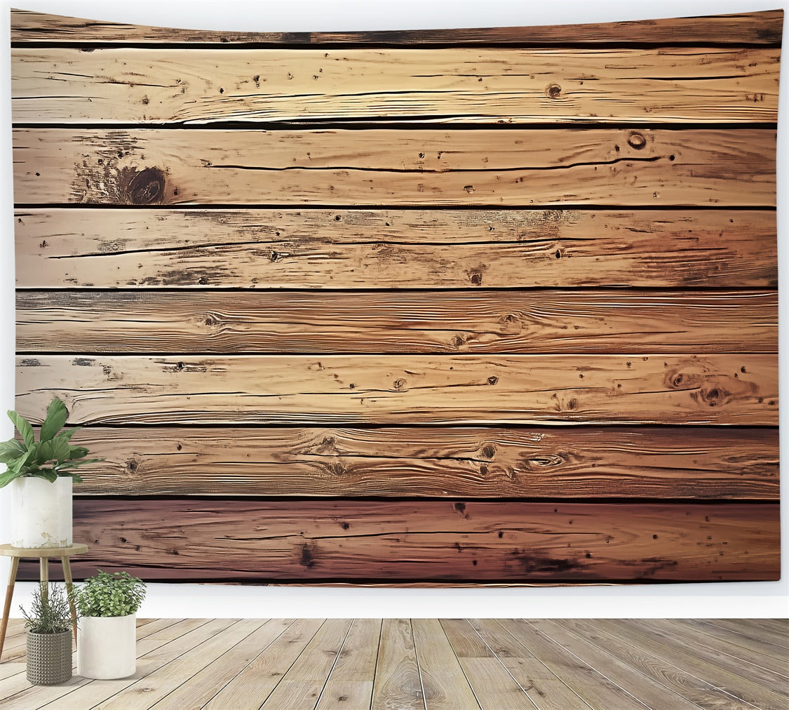 Rustic Wood Backdrop Knotty Pine Slat Backdrop LXX57-315
