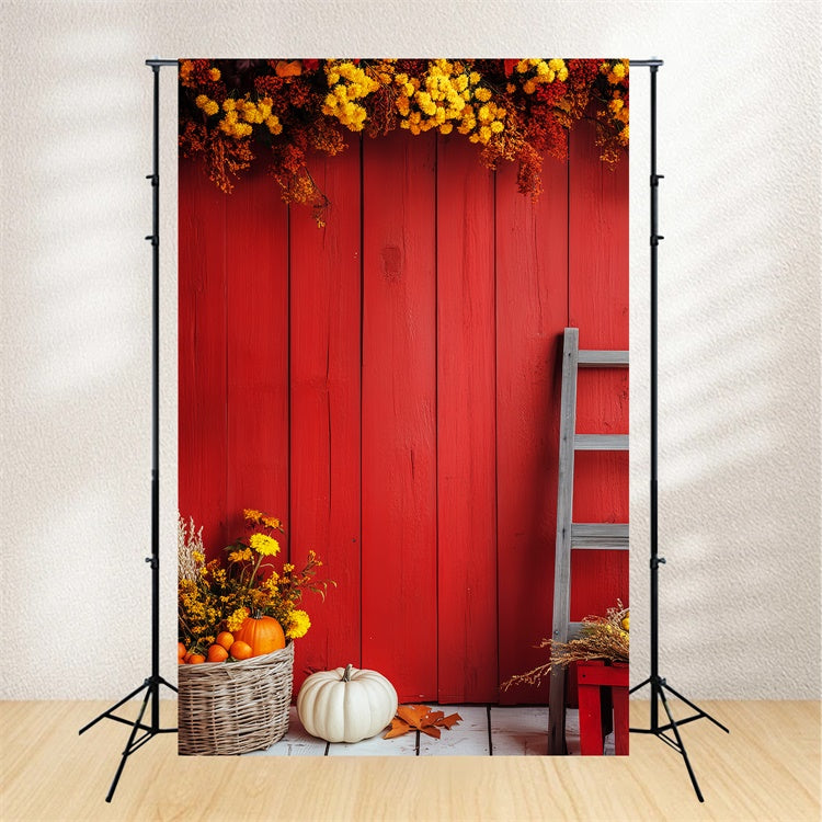 Red Barn Backdrop Rustic Charm Harvest Backdrop LXX57-389