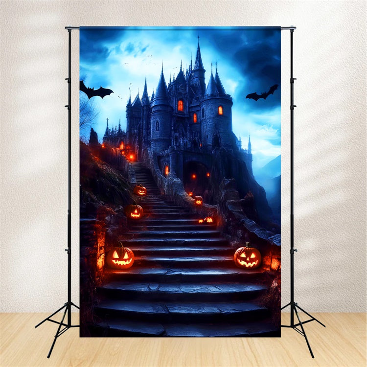 Spooky Halloween Backdrop Twilight Curse Castle Backdrop LXX57-62