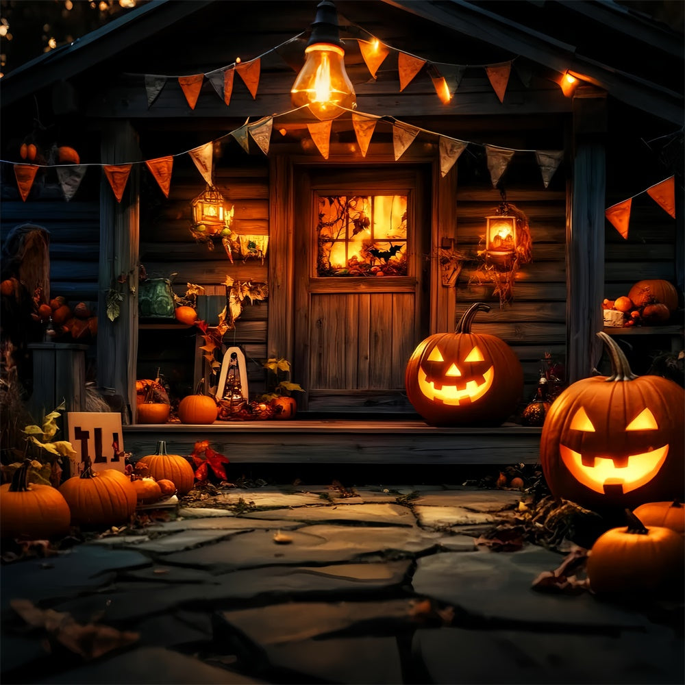 Halloween Picture Backdrop Harvest Haunt Doorway Backdrop LXX57-78