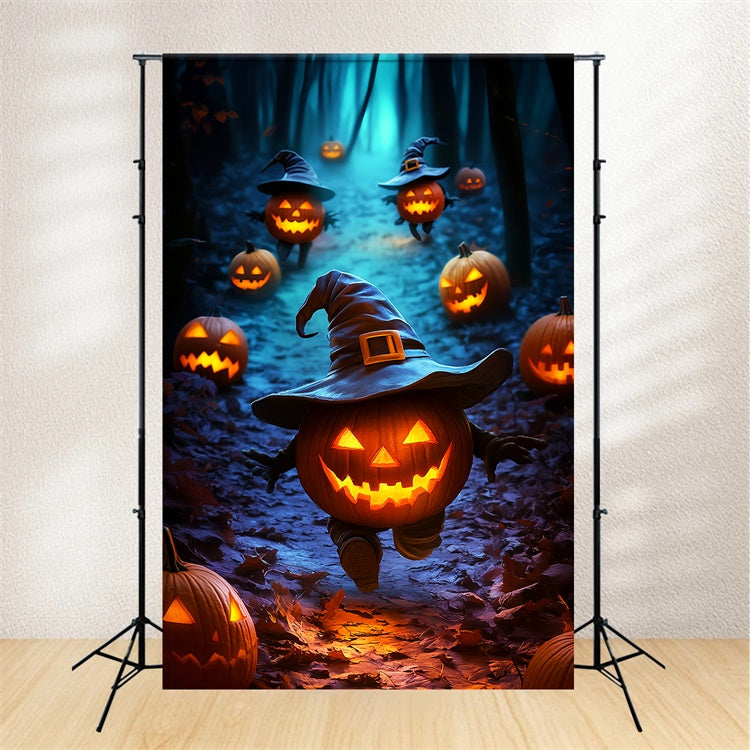 Halloween Picture Backdrop Pumpkin Mischief Parade Backdrop LXX57-97