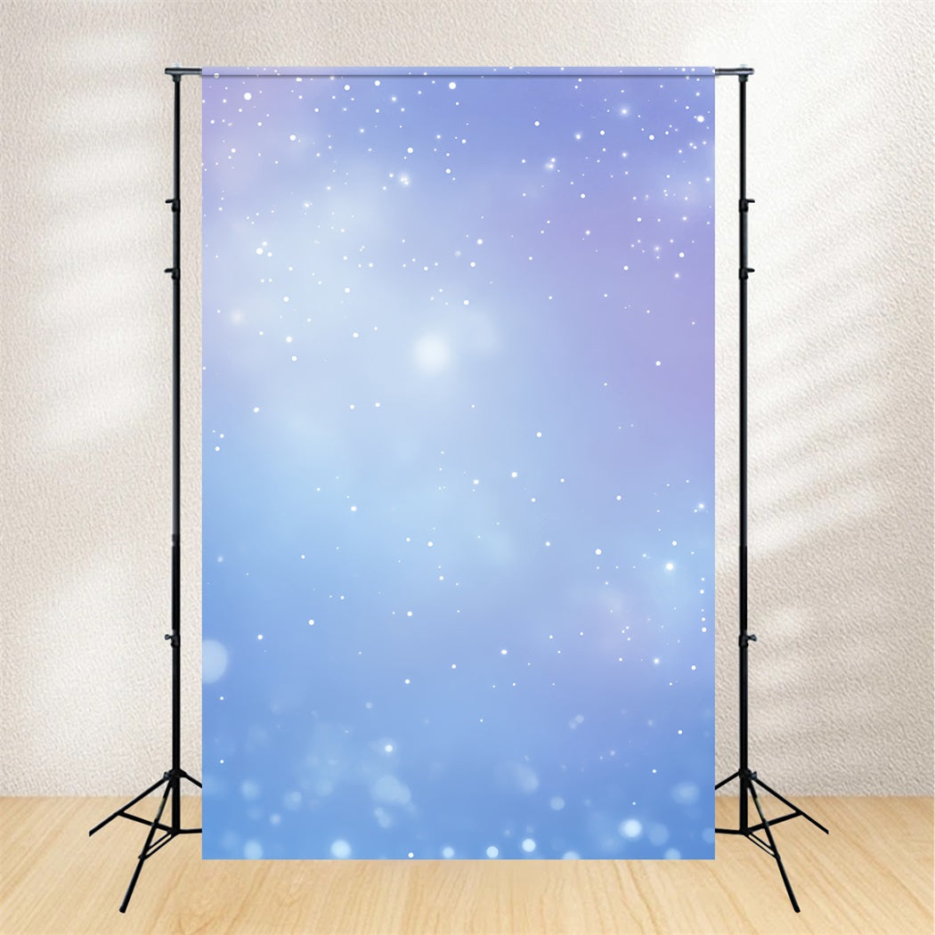 Winter Sky Backdrop Soft Pastel Snow Glow Winter Photo Backdrop LXX58-219