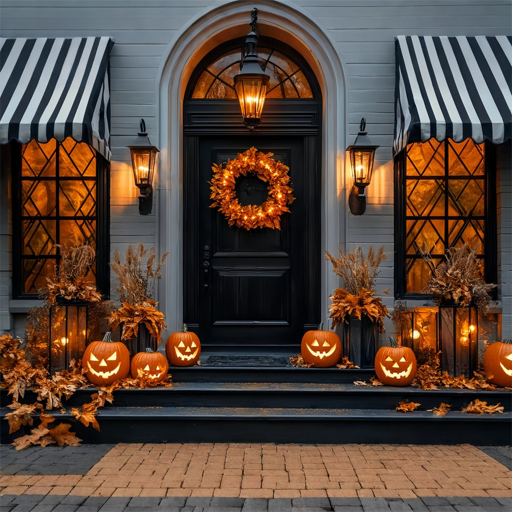 Halloween Backdrop Ideas Elegant Pumpkin Porch Backdrop LXX58-49