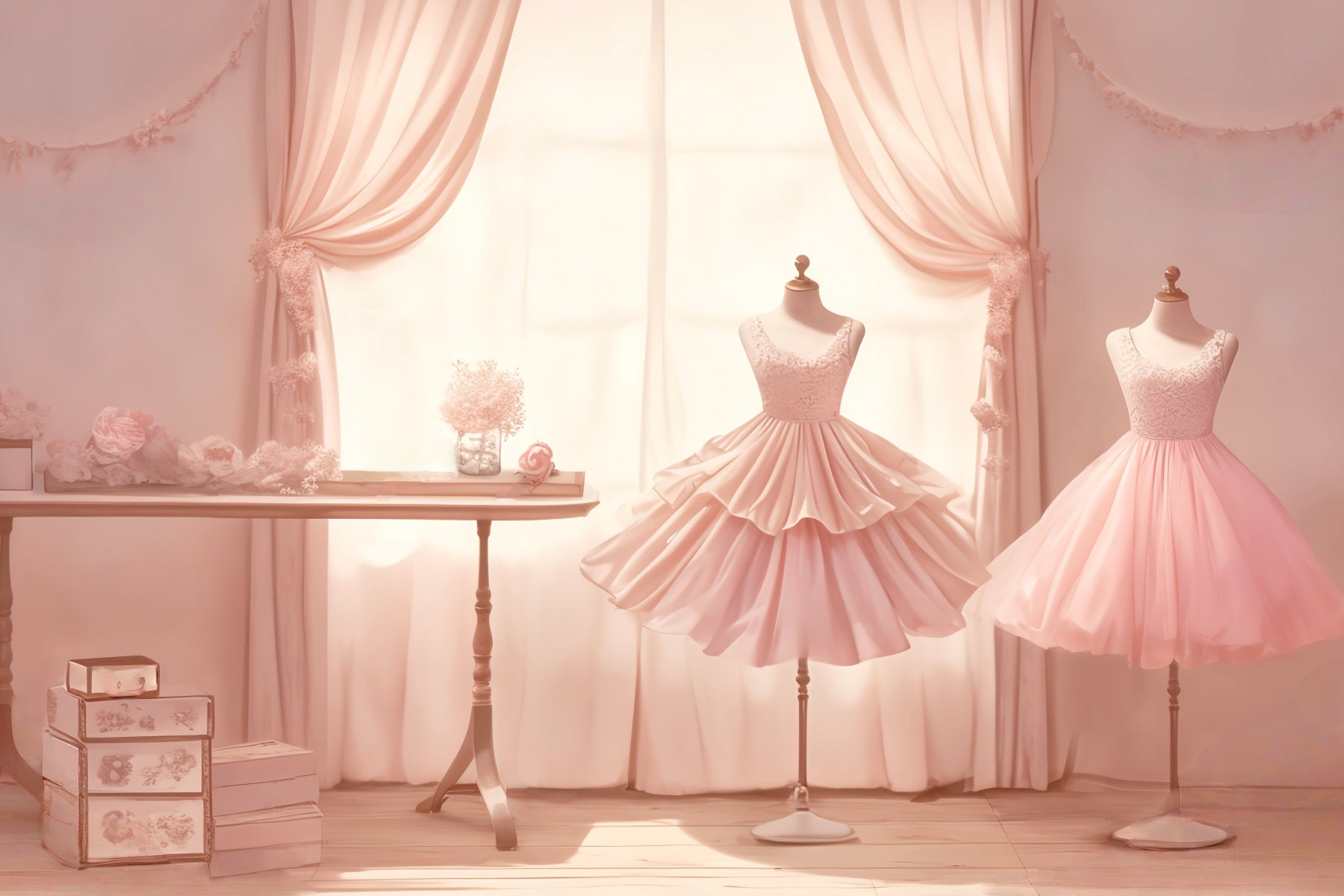 pink dress background QUINCEANERA PICTURES WITH AN ELEGANT PINK DRESS