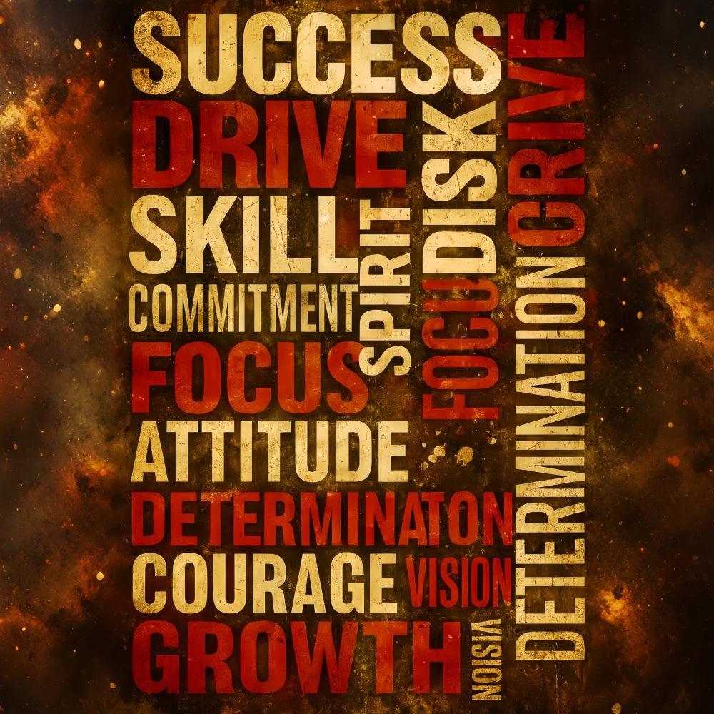 Sports Backdrop Motivational Sports Typography Words Sports Backdrops LXX59-333