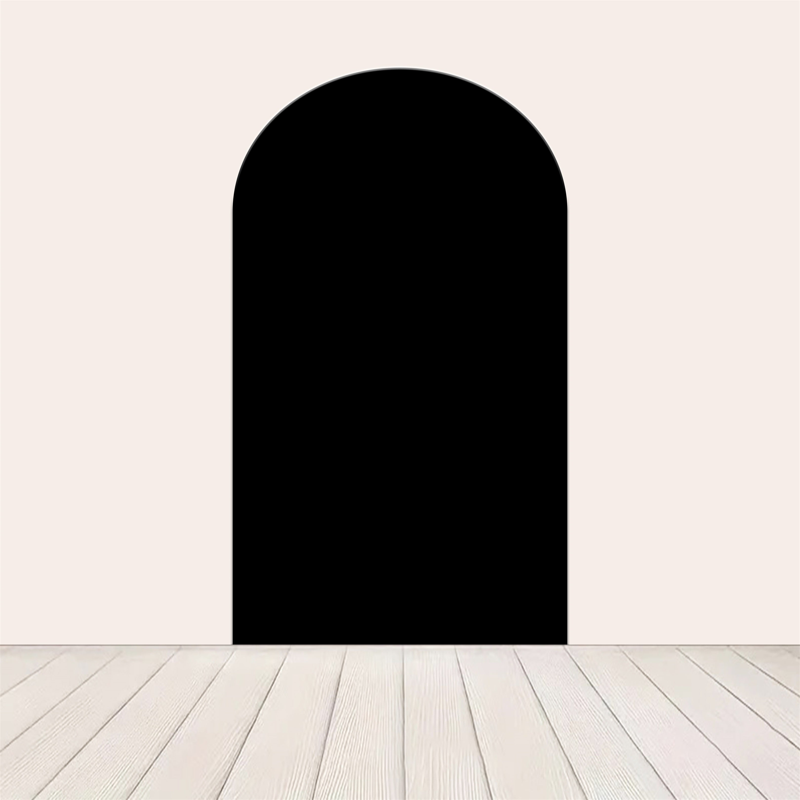 Arch Backdrops Pure Black Solid Color Party Backdrop LXX59-351