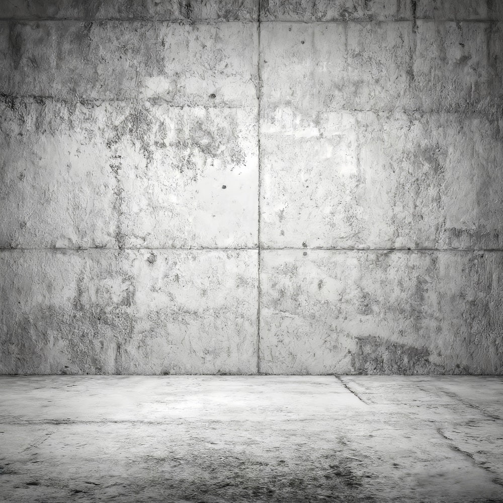 Concrete Photo Backdrop Aged Industrial Concrete Texture Family Portrait Backdrop LXX59-454