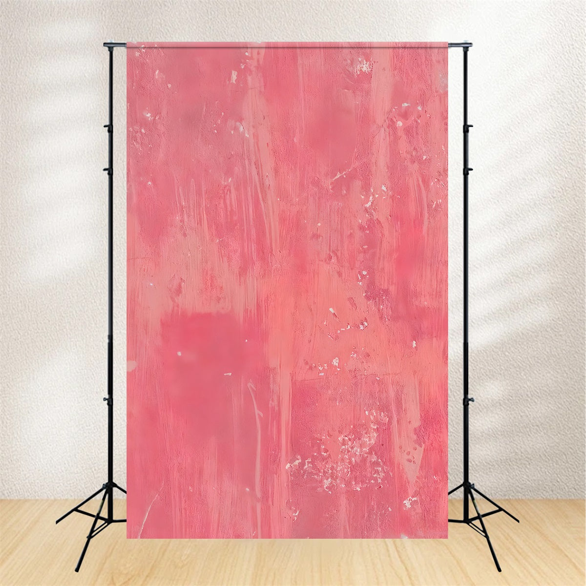 Concrete Backdrop Photography Soft Coral Textured Surface Portrait Backdrop LXX59-455