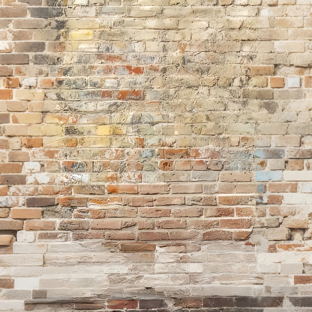 Concrete Backdrop Vintage Brick Wall Texture Portrait Photo Backdrop LXX59-457