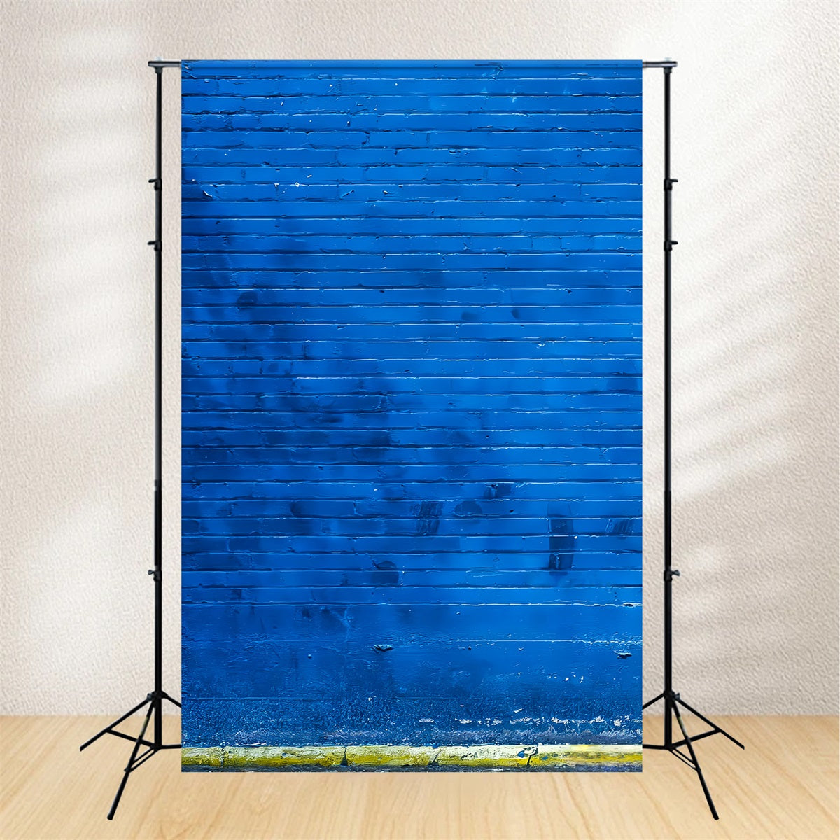 Concrete Backdrop Photography Vivid Blue Painted Wall Portrait Backdrop LXX59-459
