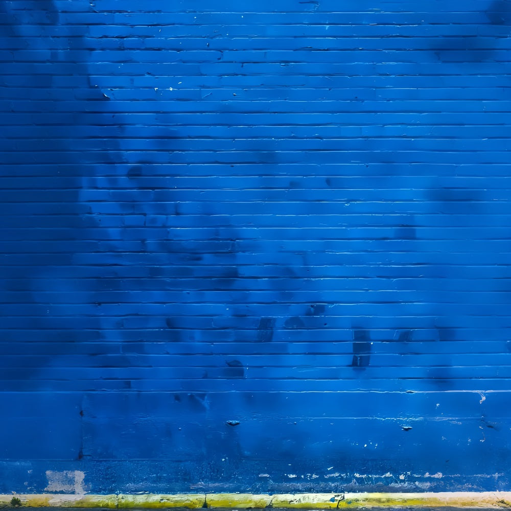 Concrete Backdrop Photography Vivid Blue Painted Wall Portrait Backdrop LXX59-459