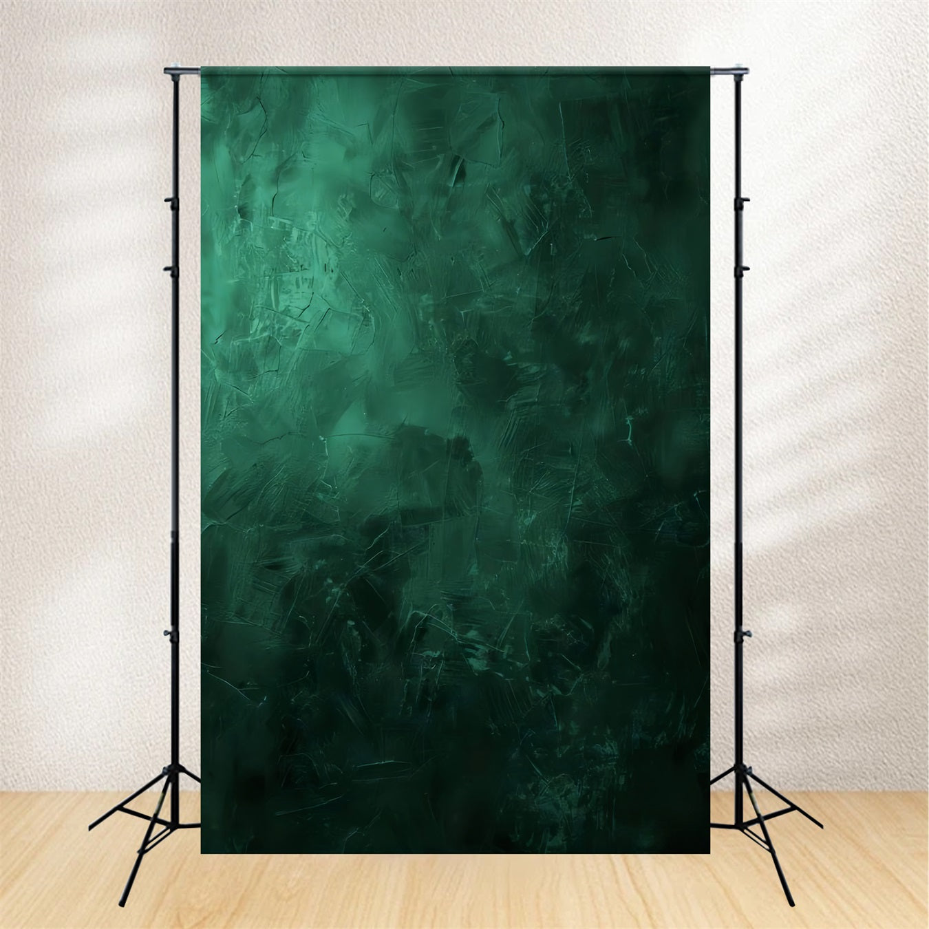 Portrait Backdrop Deep Emerald Textured Surface Portrait Photo Backdrop LXX59-461