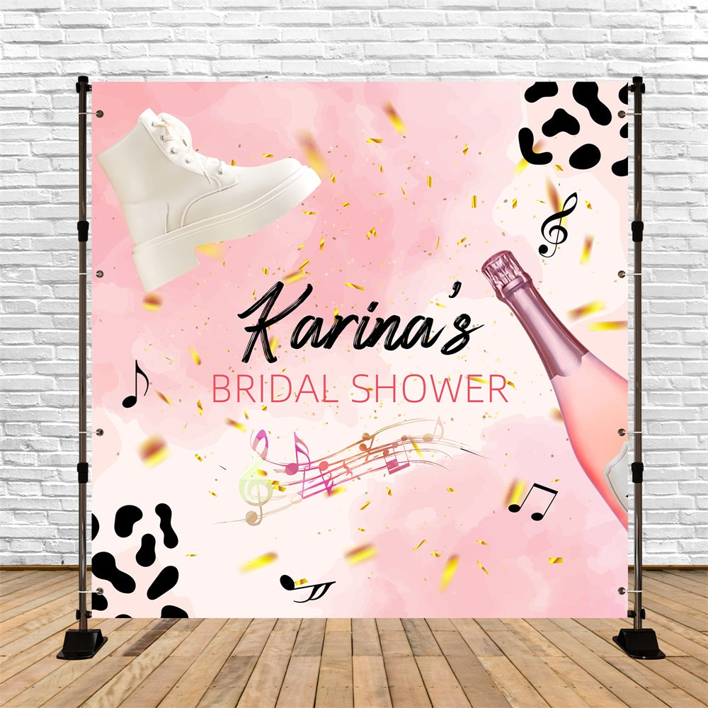 Bridal Shower Backdrop Ideas Chic Champagne Bash Custom Backdrop LXX6-108