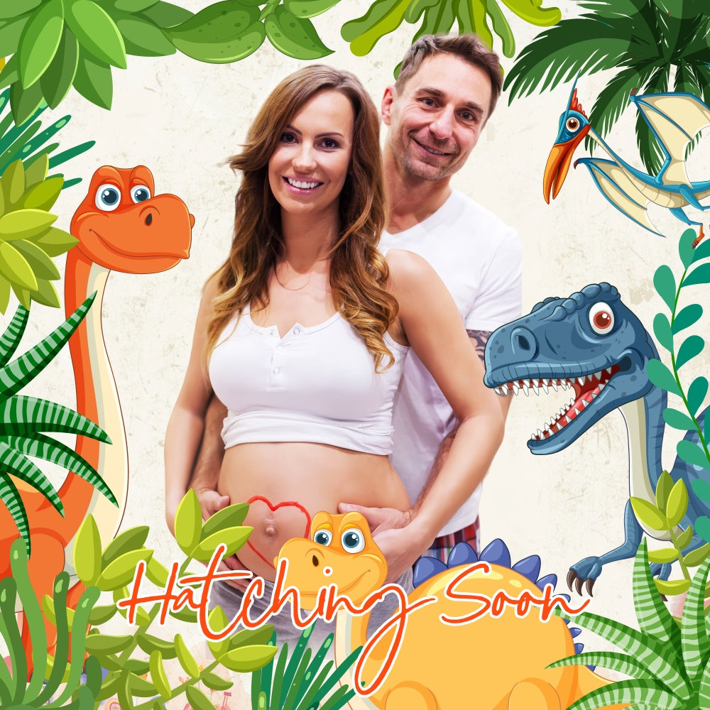Backdrops For Baby Shower Dino Jungle Bash Custom Backdrop LXX6-236