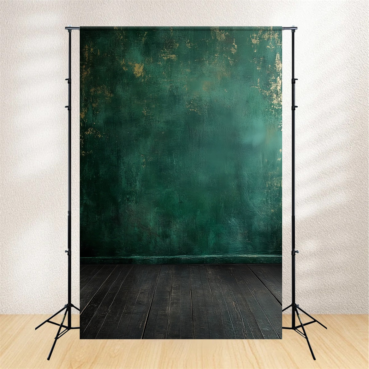 Professional Portrait Backdrop Deep Teal Distressed Wall Portrait Backdrop LXX61-14
