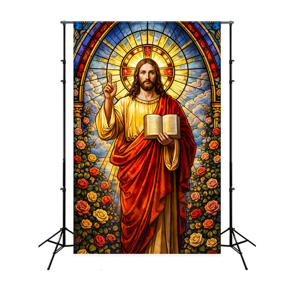 Christian Easter Backdrop Jesus Gospel He Is Risen Easter Backdrop Photography LXX61-148