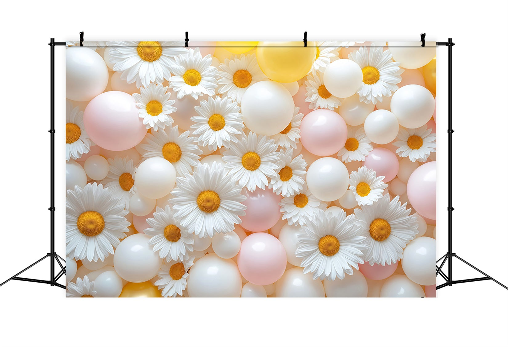 Daisy Photo Backdrop Soft Balloon Flower Wall Floral Photography Backdrops LXX61-209