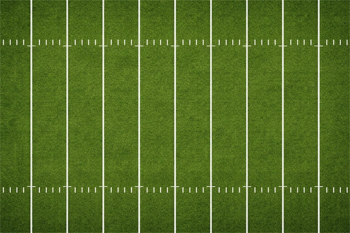 Football Backdrop For Photos Gridiron Turf Yard Lines Sports Photography Backdrop LXX61-231