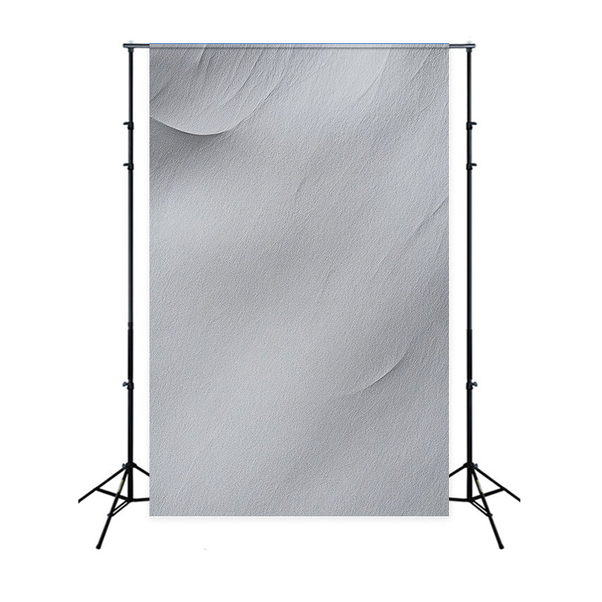 Grey Portrait Backdrop Soft Minimal Plaster Texture School Portrait Backdrop LXX61-26