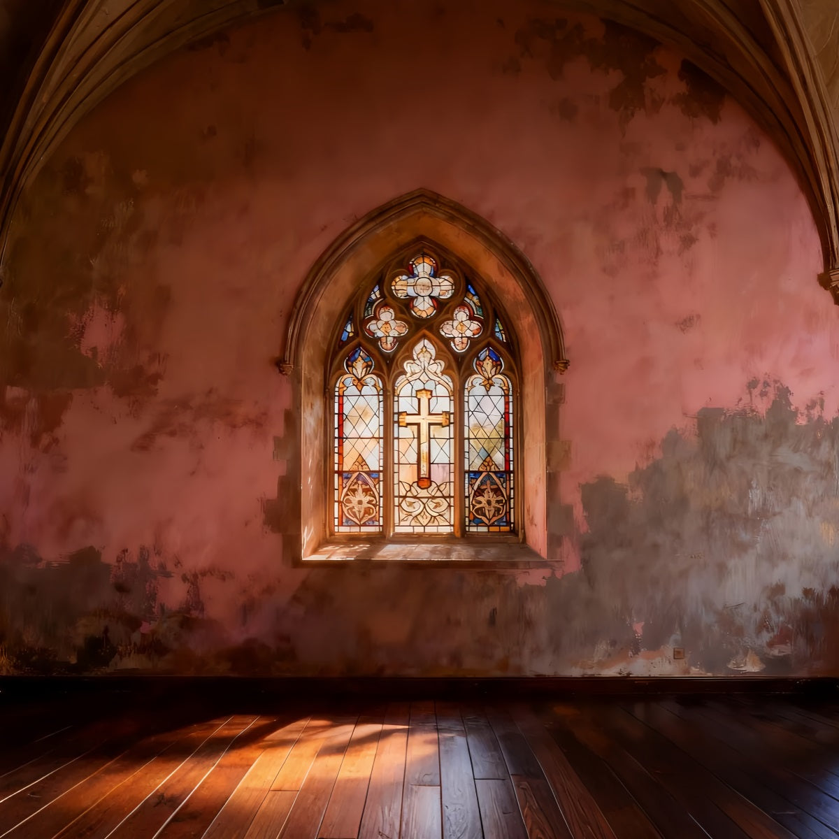 Church Easter Photo Backdrop Ideas Church Stained Glass Cross 10x10 Easter Backdrops LXX61-41