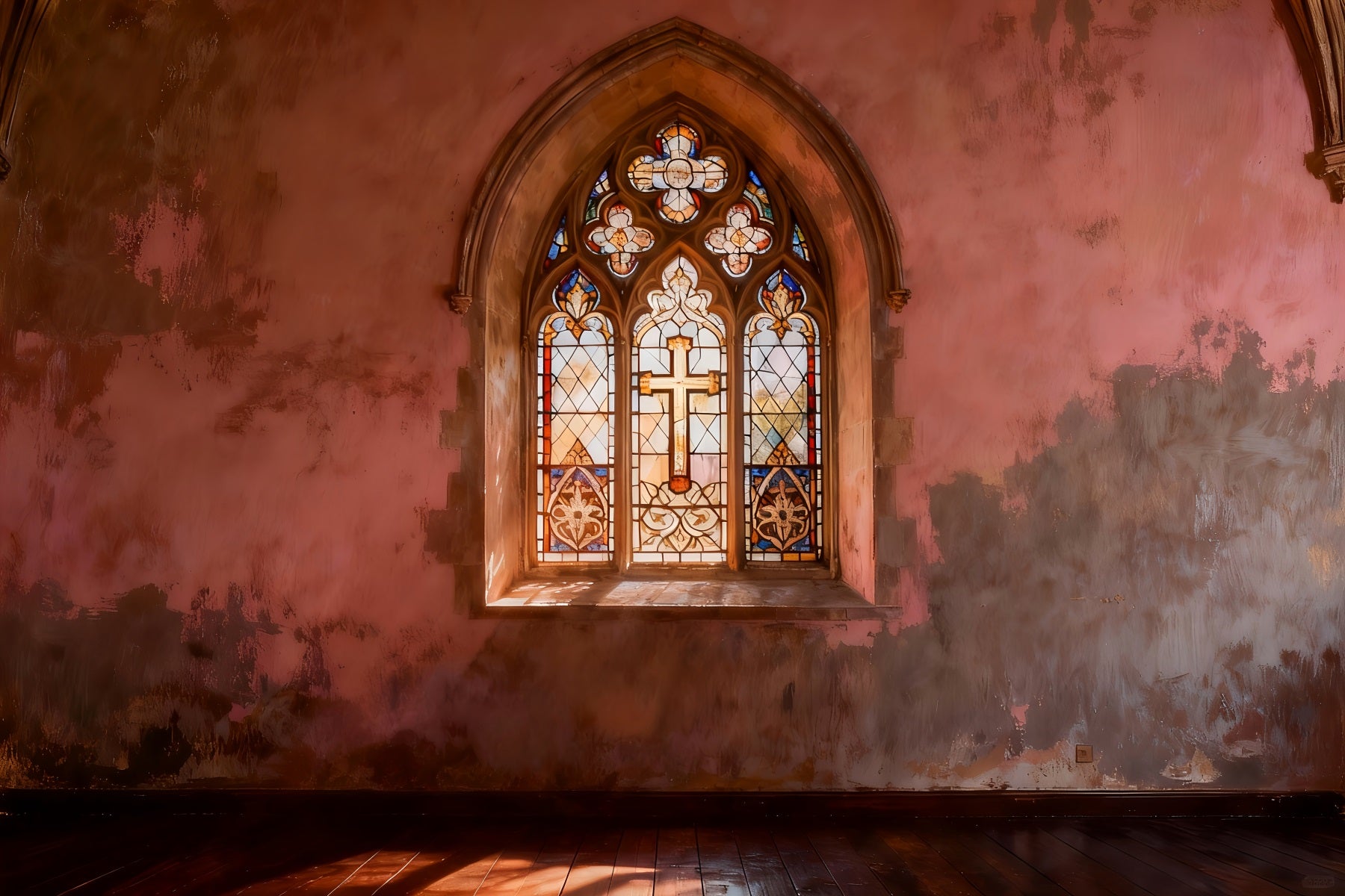 Church Easter Photo Backdrop Ideas Church Stained Glass Cross 10x10 Easter Backdrops LXX61-41