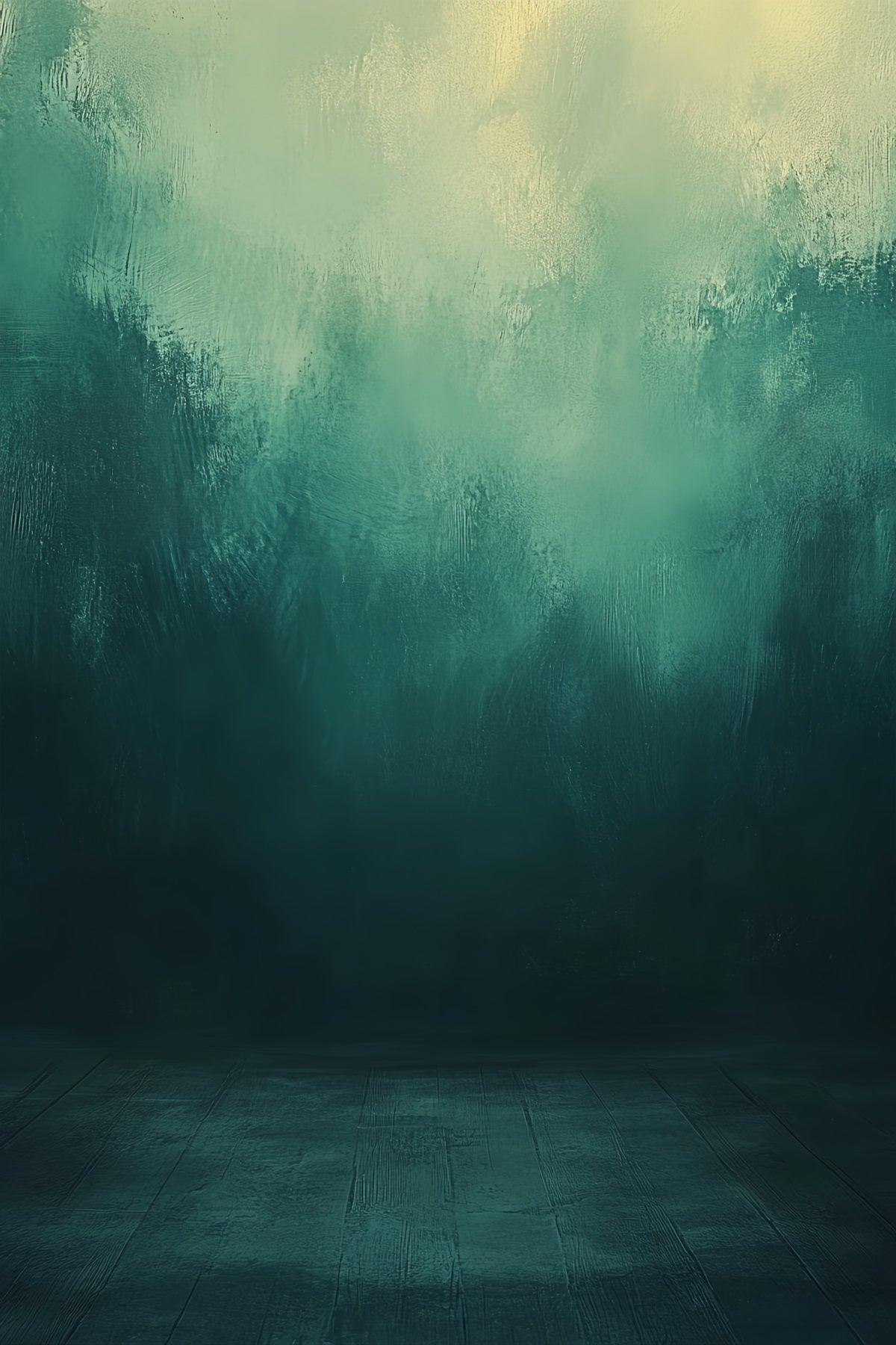 Photography Portrait Backdrop Teal Ombre Studio Texture Green Photo Backdrop LXX61-9