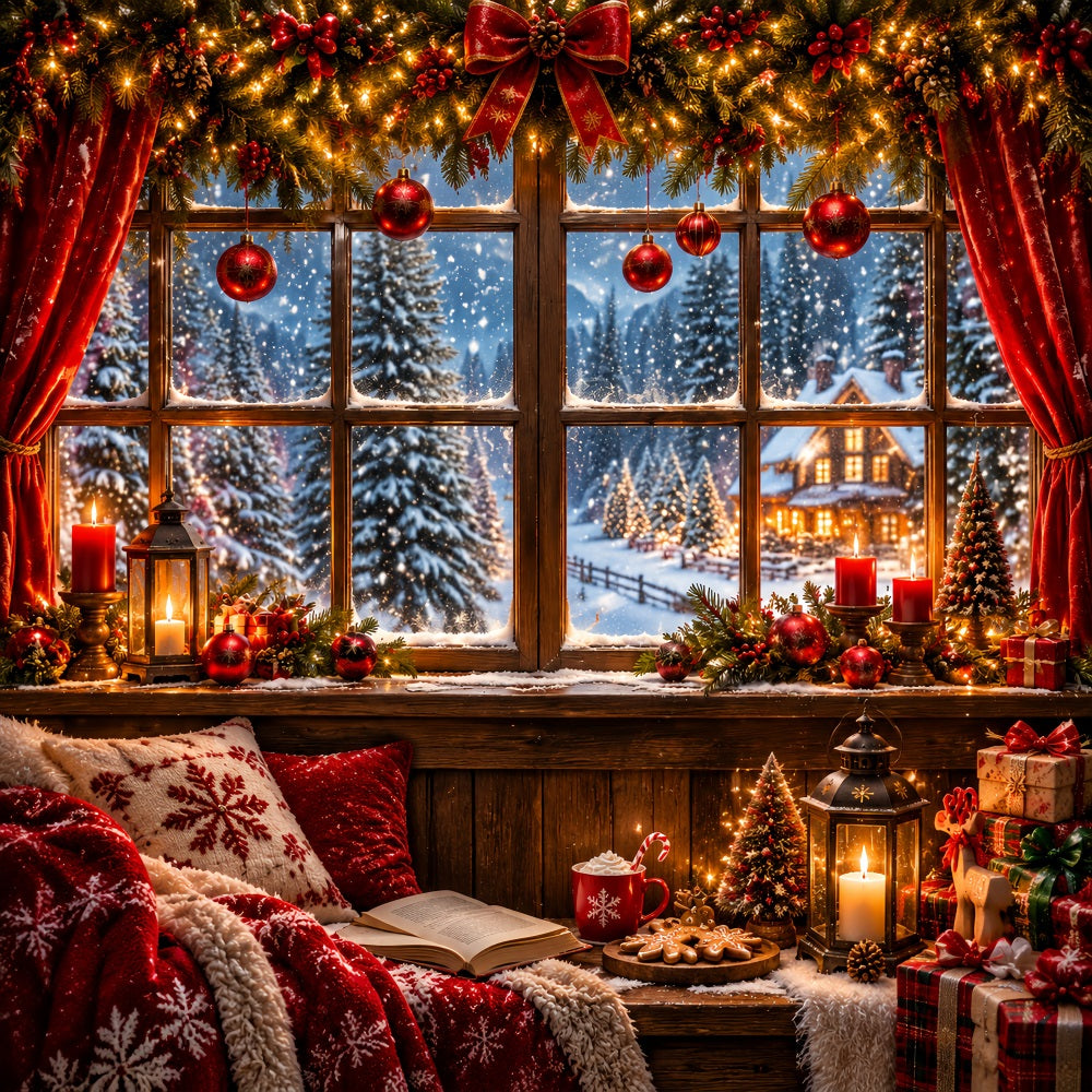 Window Christmas Garage Door Cover Cozy Ornament House Christmas Outdoor Garage Door Decor LXX610-143-1 Car
