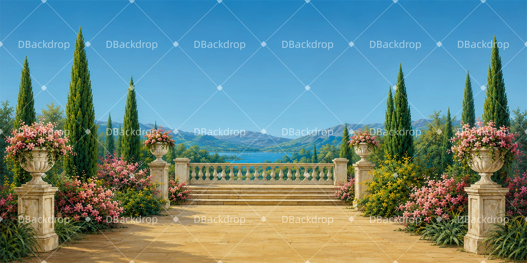 Large Stage Backdrops Wicked Sorceress Castle Theater Backdrops LXX65-T115