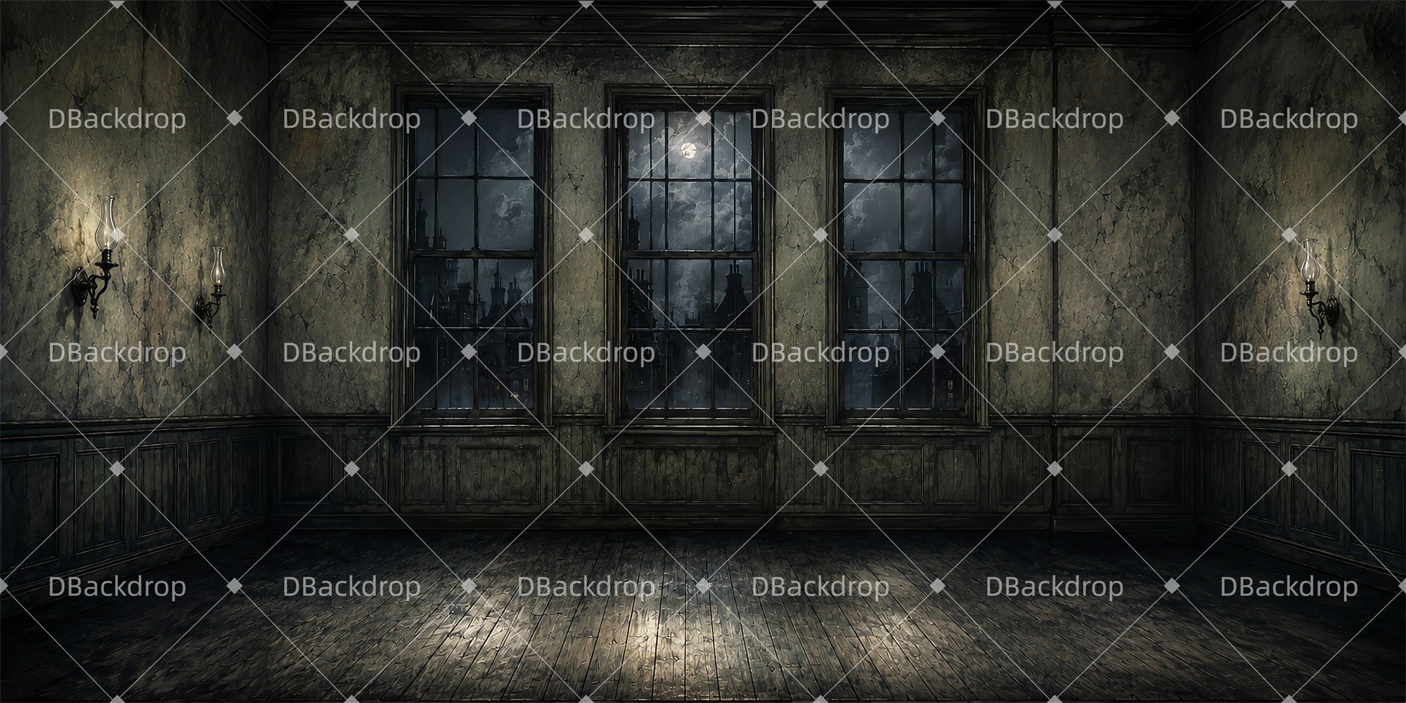 Backdrop For Theater Play Vintage Hospital Ward Stage Backdrops LXX65-T51