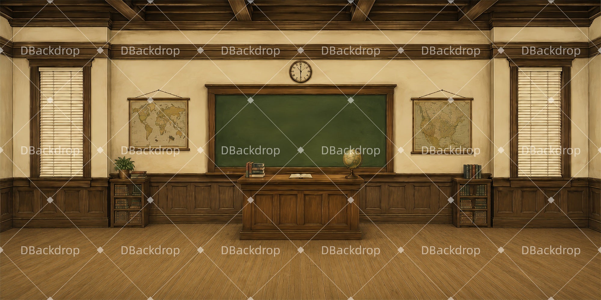 Stage Backdrop Ideas Classic School Classroom Theater Backdrops LXX65-T87