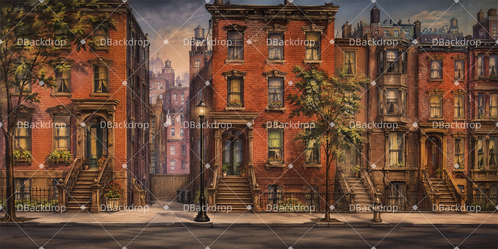 Backdrops For Theater Apartment Street Stage Backdrop Ideas LXX66-T103