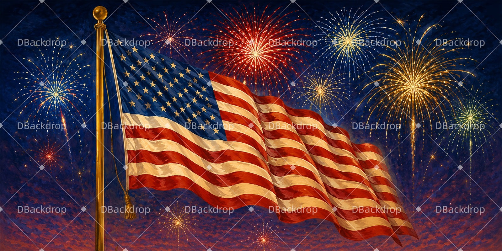 Stage Backdrop Ideas Fireworks Flag Performance Backdrops LXX66-T52