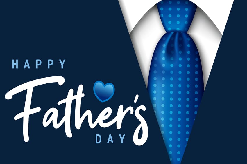 Blue Suit Tie Father’s Day Decoration Backdrop