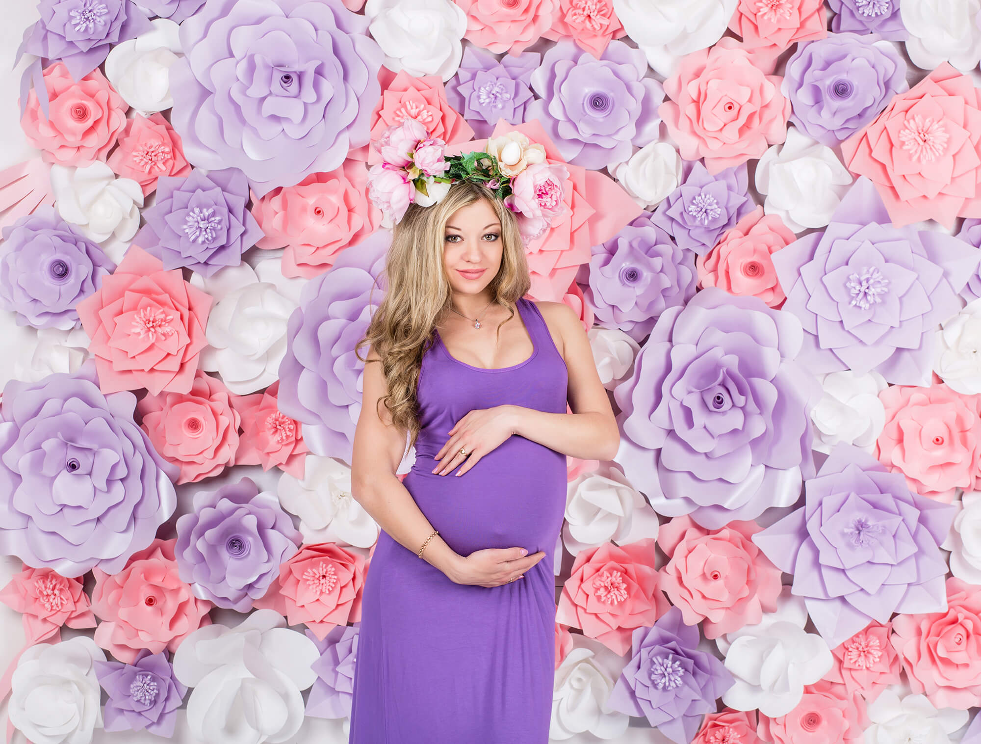 Spring Romantic Pink Purple White Paper Cutout Flower Backdrop M2 12 spring-romantic-pink-purple-white-paper-cutout-flower-backdrop-m2-12