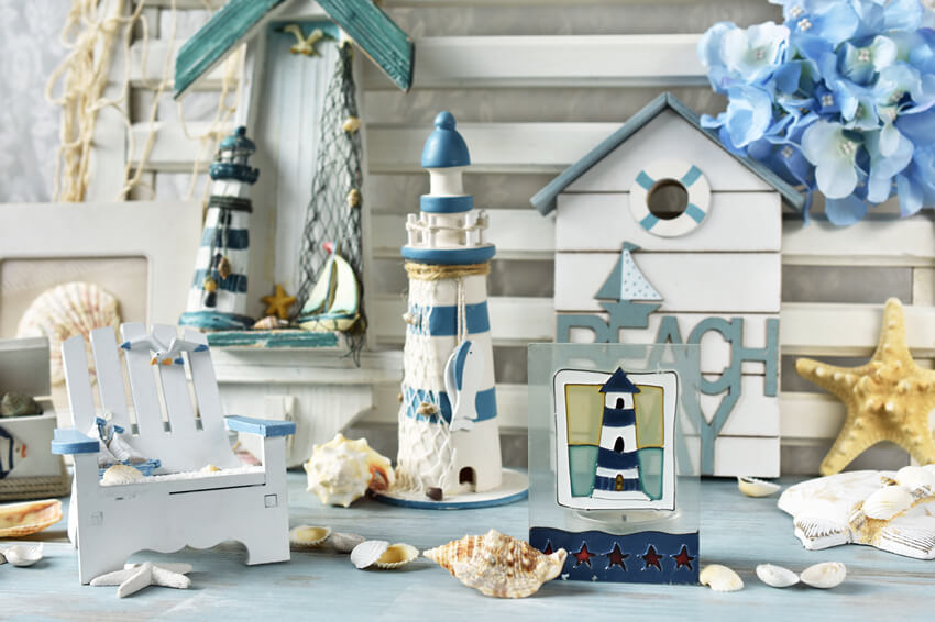 Lighthouse Nautical Theme Back To School Backdrop