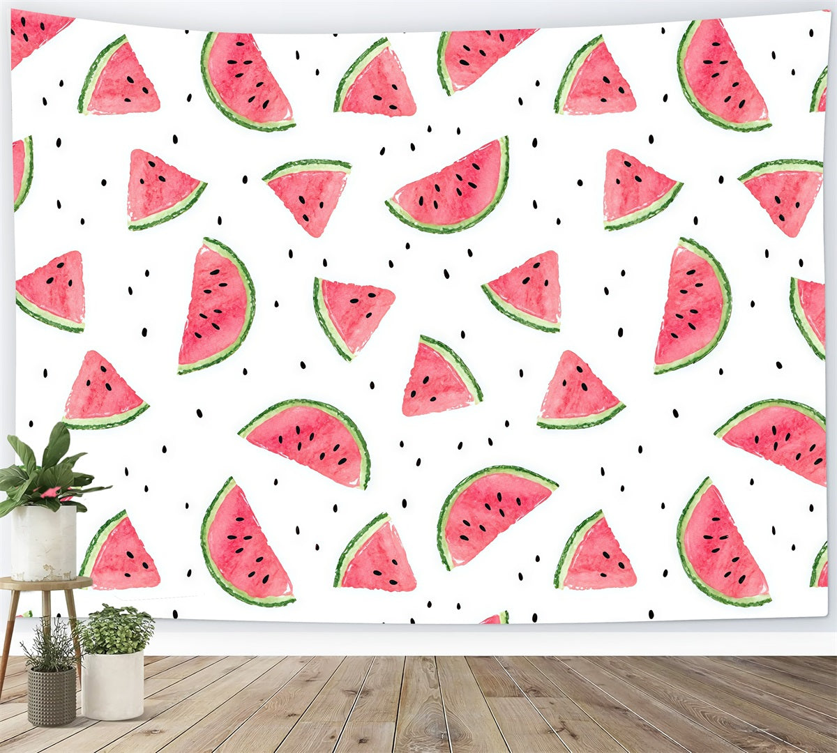 Cake Smash Backdrop Watermelon Pattern Summer Birthday Backdrop MRR10-19